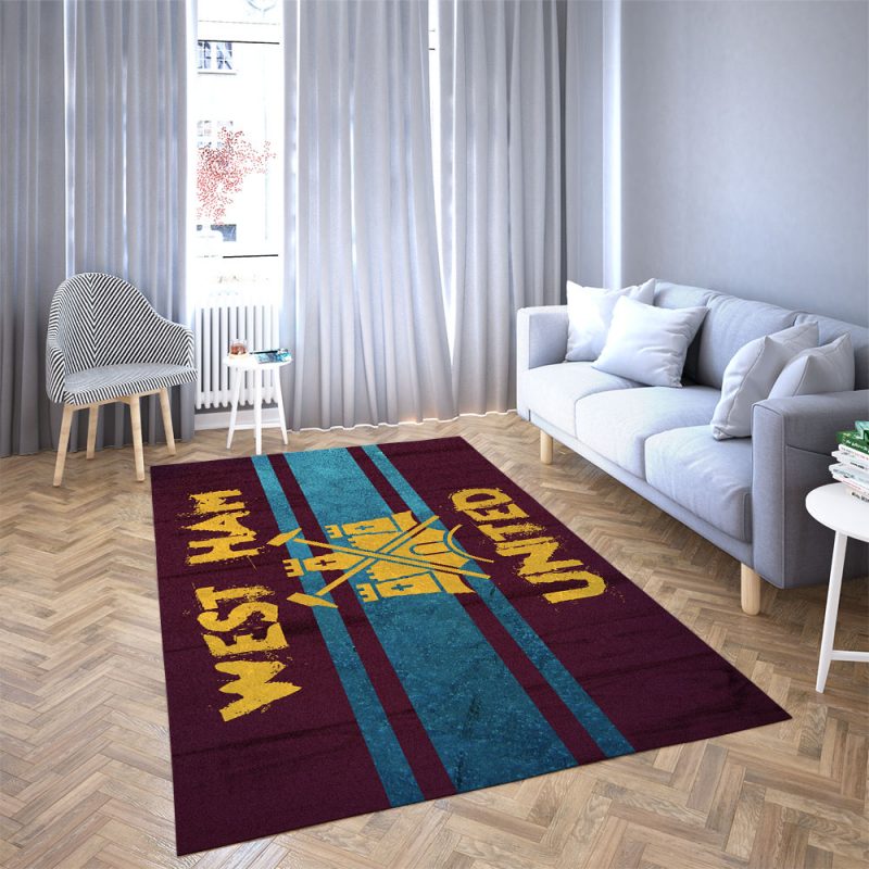 West Ham United Football Club Carpet Living Room Rugs Doormat 13