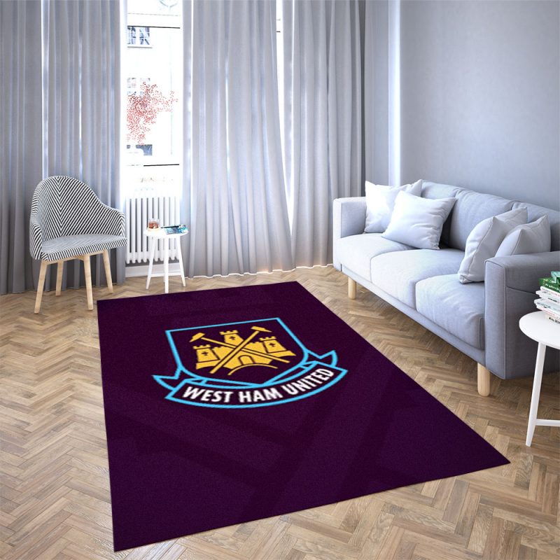 West Ham United Football Club Carpet Living Room Rugs Doormat 16