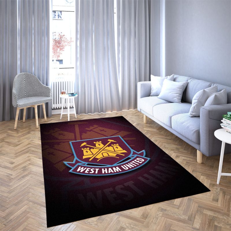 West Ham United Football Club Carpet Living Room Rugs Doormat 2