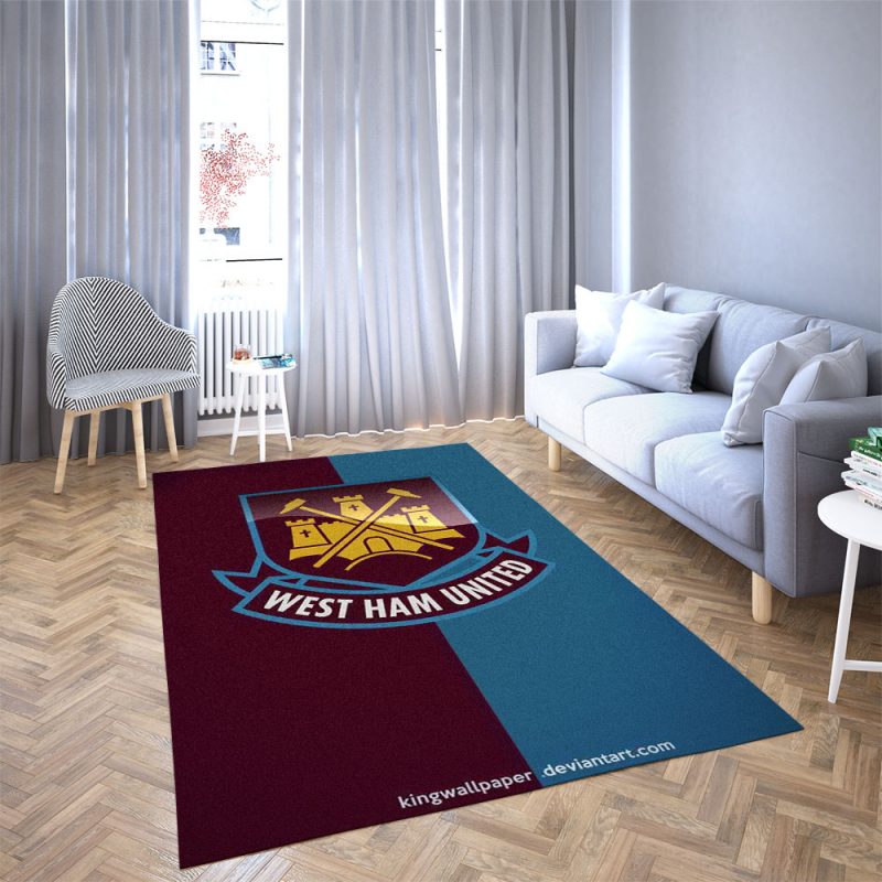 West Ham United Football Club Carpet Living Room Rugs Doormat 3