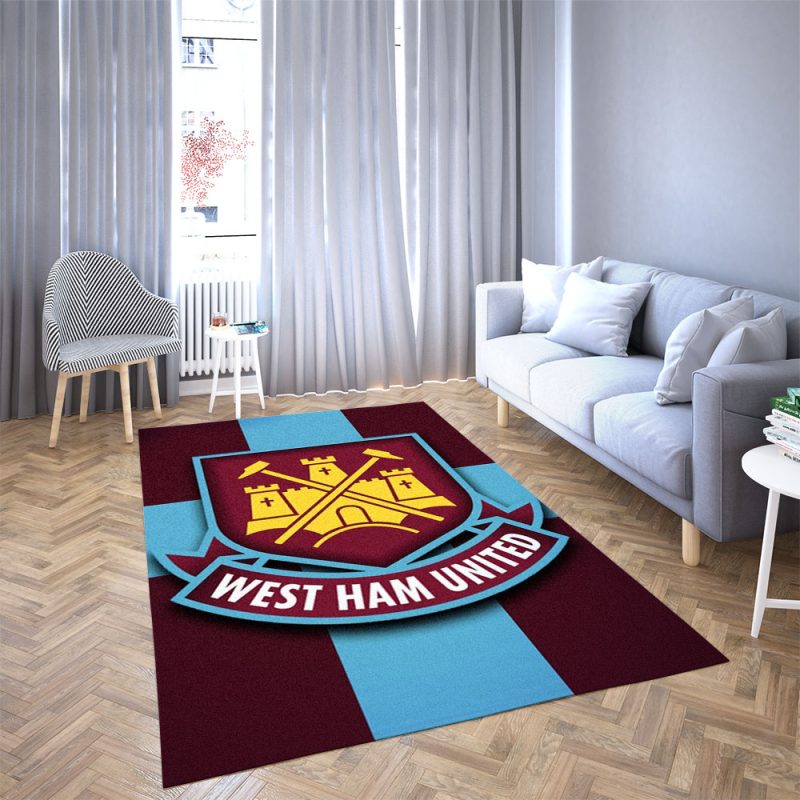 West Ham United Football Club Carpet Living Room Rugs Doormat 6