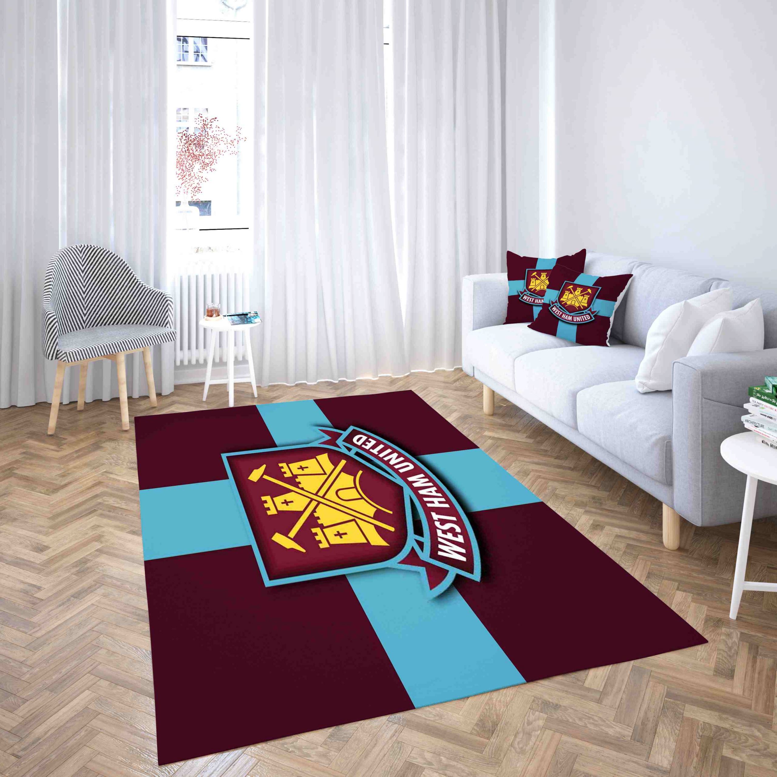 West Ham United Football Club Many Colors Carpet Living Room Rugs