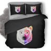 White Bear Artwork N4 Duvet Cover and Pillowcase Set Bedding Set