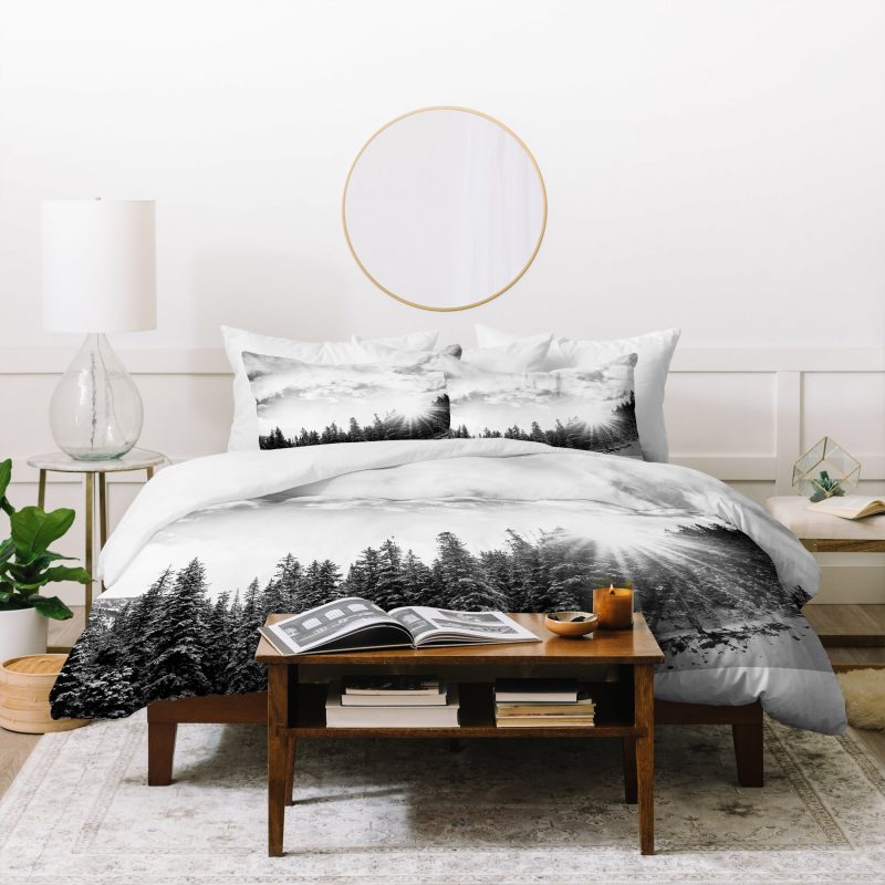 White Moutain Duvet Cover and Pillowcase Set Bedding Set