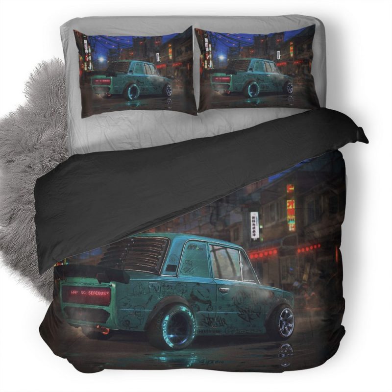 Why So Serious Car 6X Duvet Cover and Pillowcase Set Bedding Set