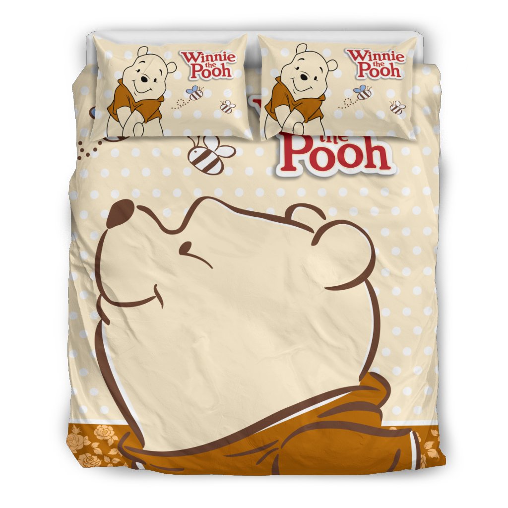 Winnie The Pooh 321 Duvet Cover and Pillowcase Set Bedding Set