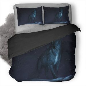 Wolf Drawing So Duvet Cover and Pillowcase Set Bedding Set