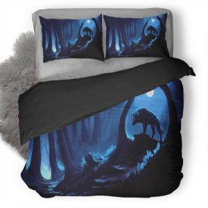 Wolf Hunting Prey 55 Duvet Cover and Pillowcase Set Bedding Set