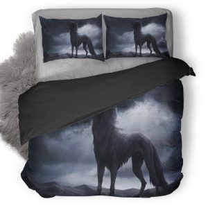 Wolf In Shadow 0W Duvet Cover and Pillowcase Set Bedding Set