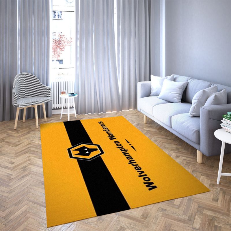 Wolverhampton Wanderers Football Club Carpet Living Room Rugs Doormat 1