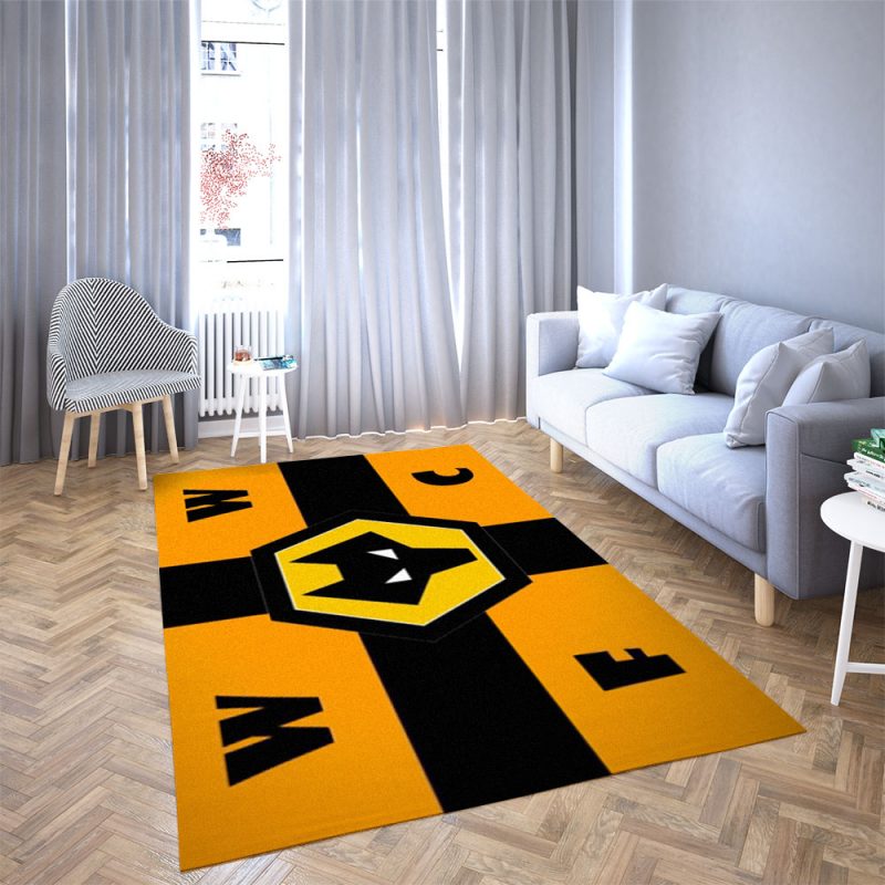 Wolverhampton Wanderers Football Club Carpet Living Room Rugs Doormat 22