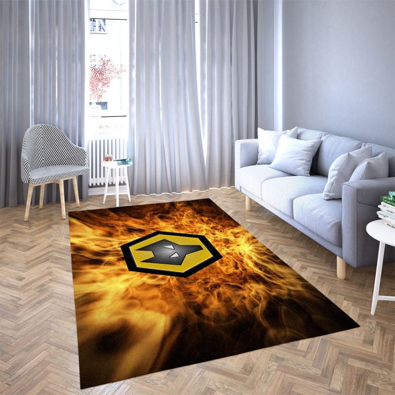 Wolverhampton Wanderers Football Club Carpet Living Room Rugs Doormat 23