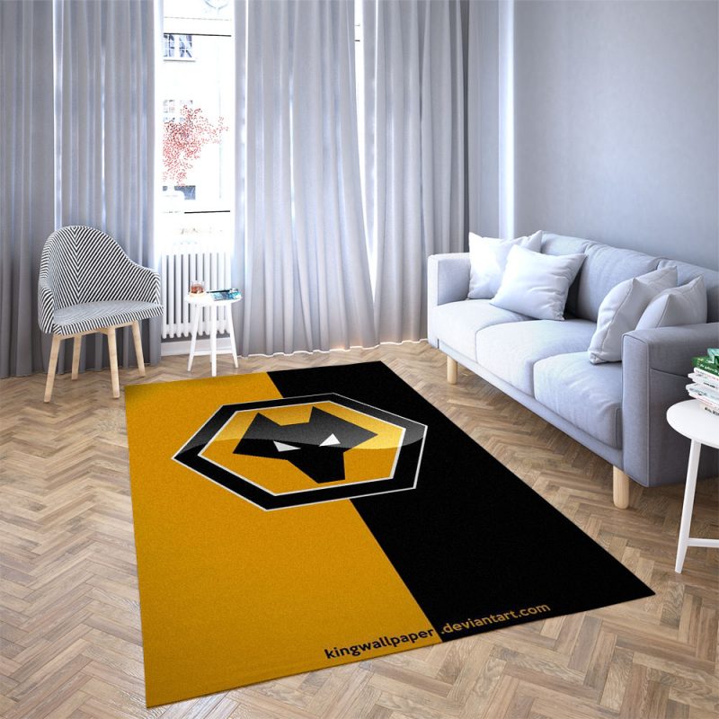 Wolverhampton Wanderers Football Club Carpet Living Room Rugs Doormat 25