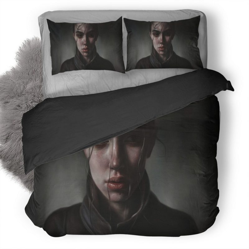 Woman In The Night Wz Duvet Cover and Pillowcase Set Bedding Set