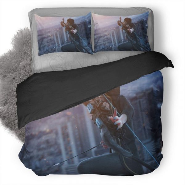 Women Hunter Blonde Y6 Duvet Cover and Pillowcase Set Bedding Set