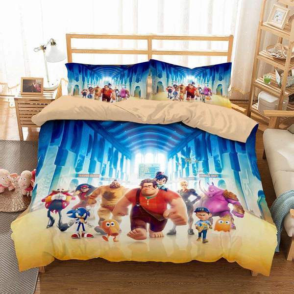 Wreck It Ralph Duvet Cover and Pillowcase Set Bedding Set 544