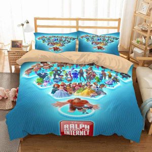 Wreck It Ralph Duvet Cover and Pillowcase Set Bedding Set 725