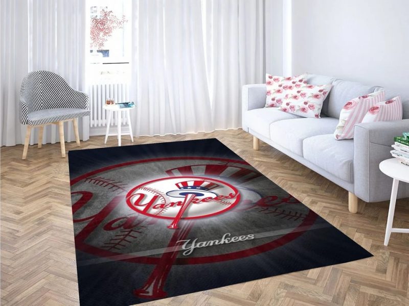 Yankees baseball carpet living room rugs