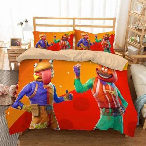 ize Fortnite Duvet Cover and Pillowcase Set Bedding Set