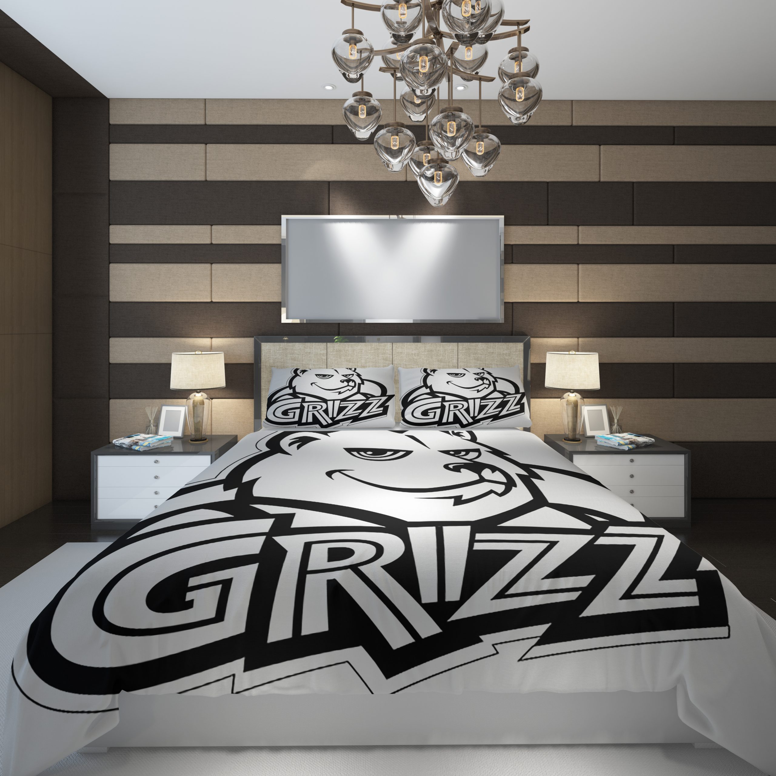 memphis grizzlies9 NBA Basketball ize Duvet Cover and Pillowcase Set Bedding Set