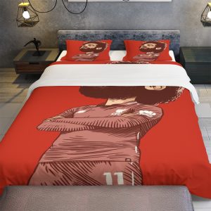 mohamed salah liverpool bedding set